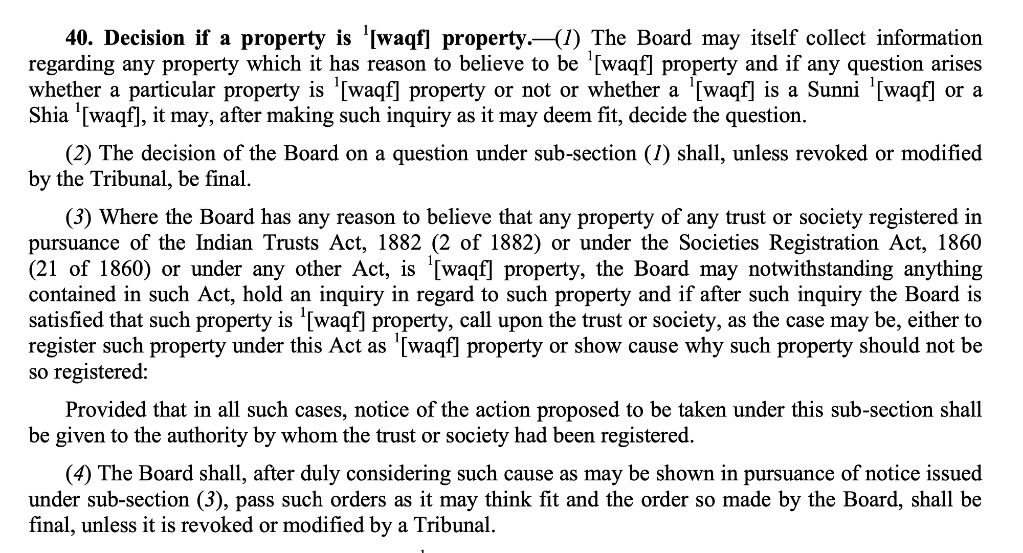 Fact-Check: No, The Waqf Board Cannot Stake Claim On Any Property As ...